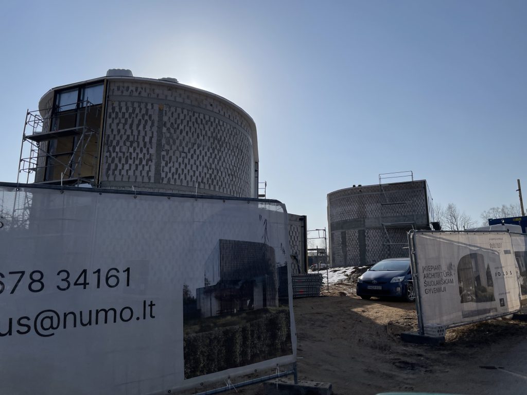 Duonos kalnas 2 etapas (Duonos Kalno g. 28, 30, 32, 34) - Privātmāju kopienas - būvdarbu attēli