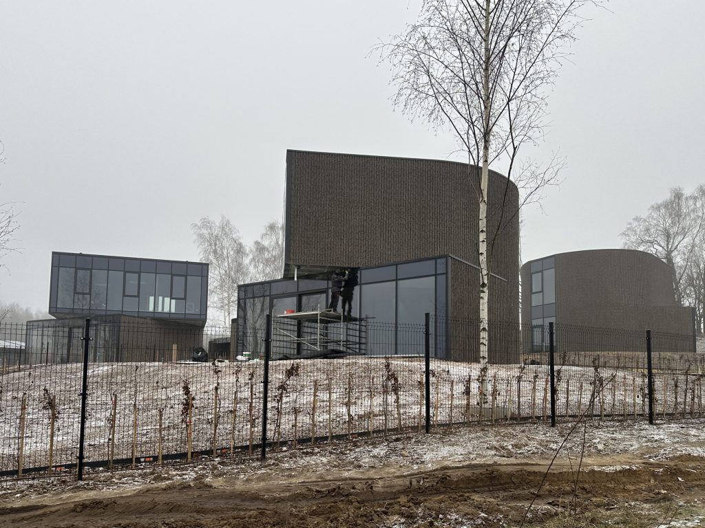 Duonos kalnas 1 etapas (Duonos Kalno g. 20, 22, 24, 26) - Private house community - construction photos