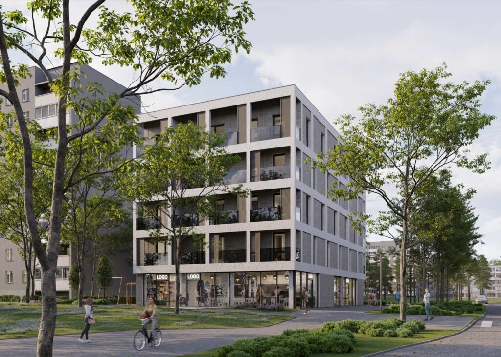 Taikos g. 155A (Taikos g. 155A) - Multi apartment - visualization