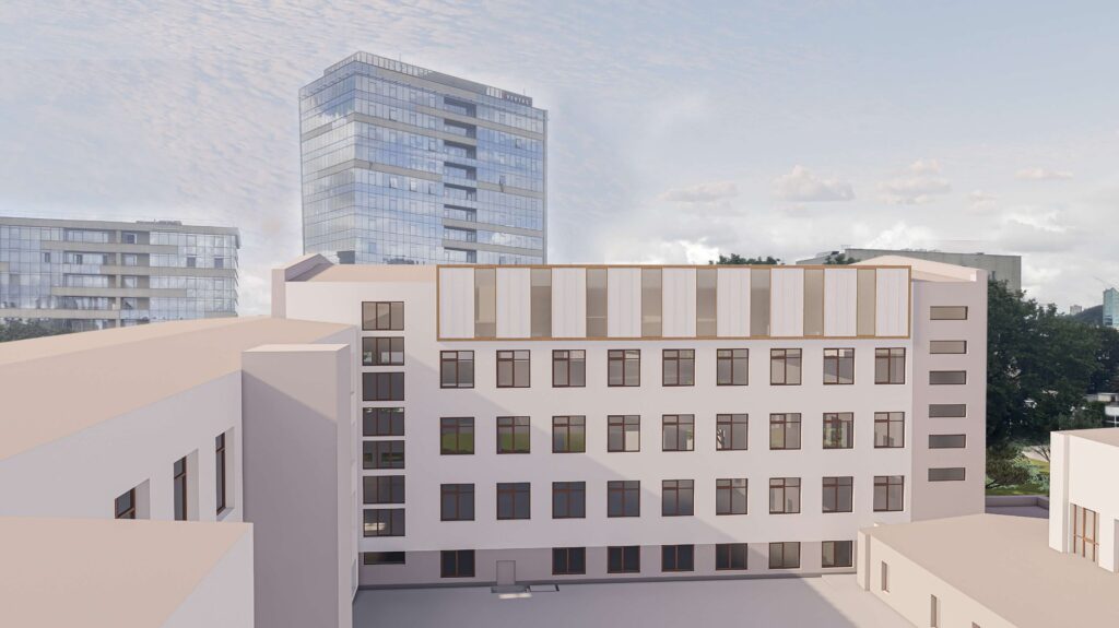 Vilniaus kunigaikščio Gedimino progimnazijos plėtra (Lukiškių skg. 5) - Primary and secondary education - visualization