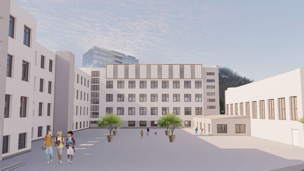 Vilniaus kunigaikščio Gedimino progimnazijos plėtra (Lukiškių skg. 5) - Primary and secondary education - visualization