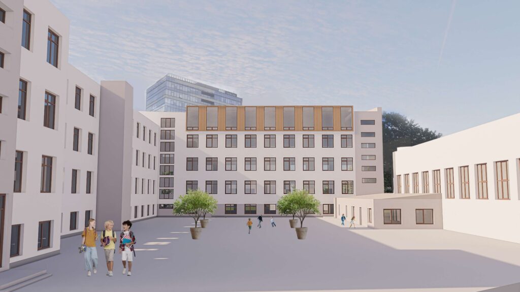 Vilniaus kunigaikščio Gedimino progimnazijos plėtra (Lukiškių skg. 5) - Primary and secondary education - visualization