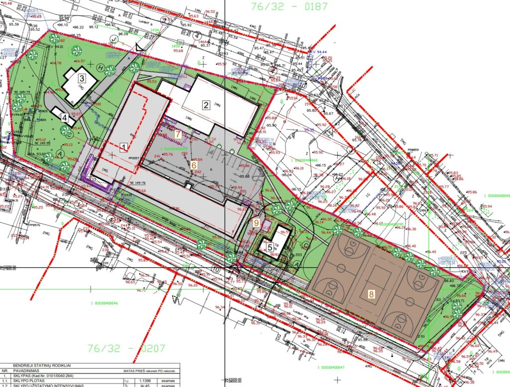 Vilniaus kunigaikščio Gedimino progimnazijos plėtra (Lukiškių skg. 5) - Primary and secondary education - visualization