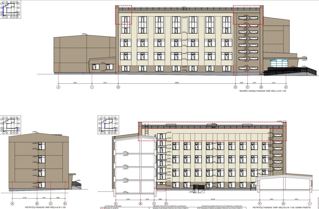 Vilniaus kunigaikščio Gedimino progimnazijos plėtra (Lukiškių skg. 5) - Primary and secondary education - visualization