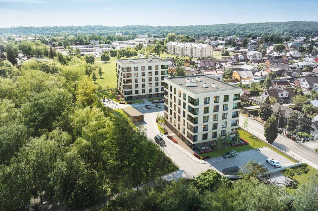 Beržų namai 2 etapas (A. Juozapavičiaus pr. 29C) - Multi apartment - visualization