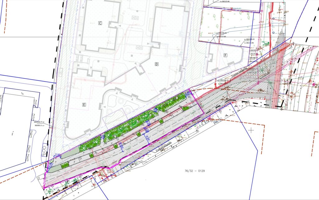 Daugėliškio ir Laumėnų g. ties Daugėliškio g. 33A (Daugėliškio g., Laumėnų g.) - Street - visualization