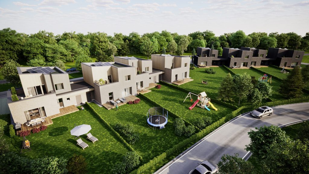 Kirikjaani tee 1, 3 (Kirikjaani tee 1, 3) - Rindu mājas - vizualizācija