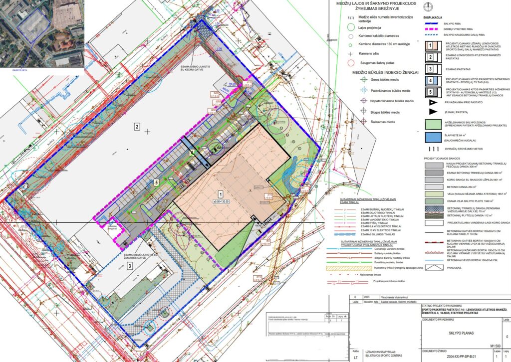 Naujamiesčio lengvosios atletikos maniežo plėtra (Žemaitės g. 6) - Sports arena - visualization