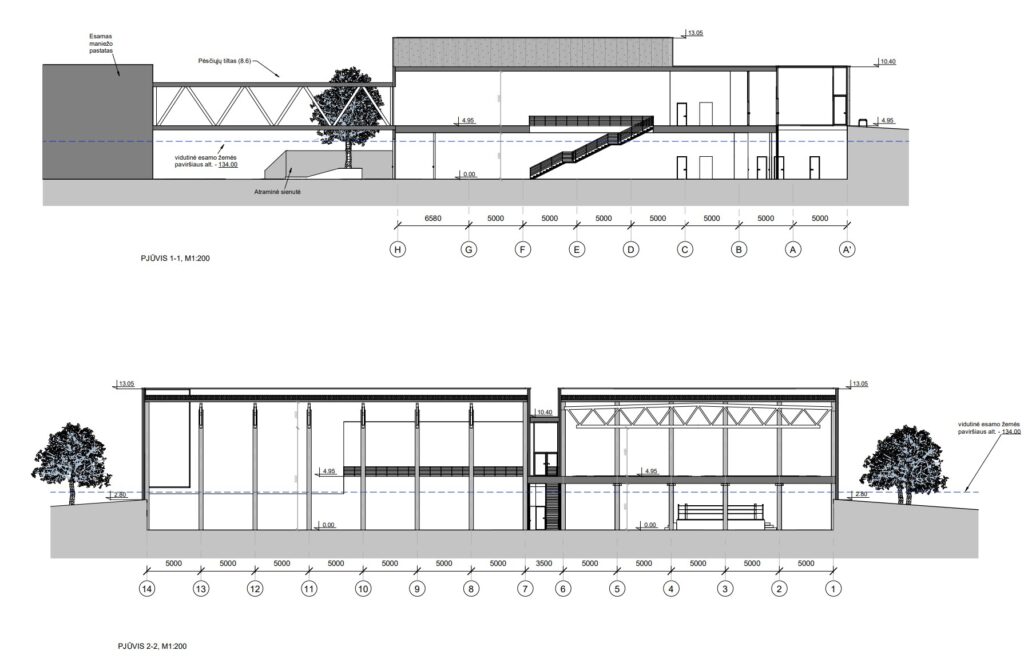 Naujamiesčio lengvosios atletikos maniežo plėtra (Žemaitės g. 6) - Sports arena - visualization
