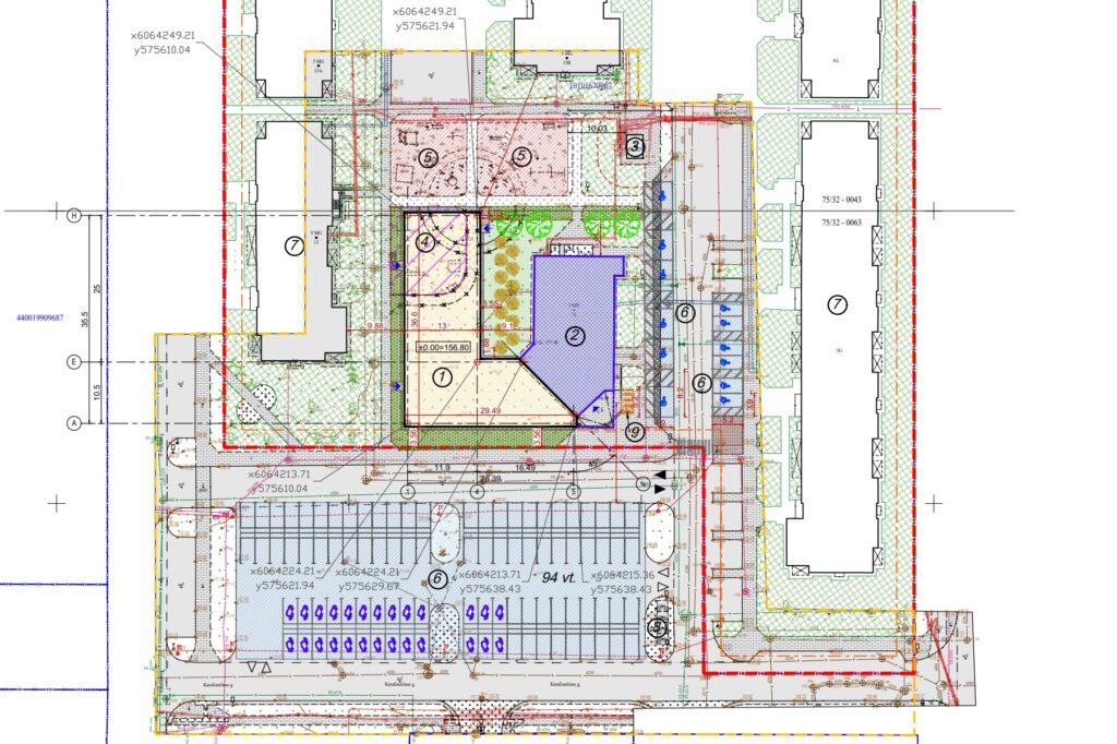Pilaitės poliklinikos plėtra (Karaliaučiaus g. 11) - Health center - visualization