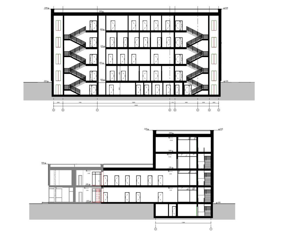 Pilaitės poliklinikos plėtra (Karaliaučiaus g. 11) - Health center - visualization