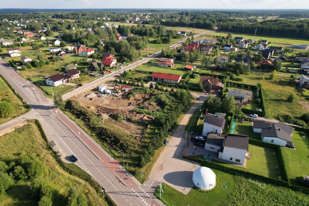 IKI Jaunystės g. 115 (Jaunystės g. 115) - Maisto parduotuvė - statybų nuotraukos