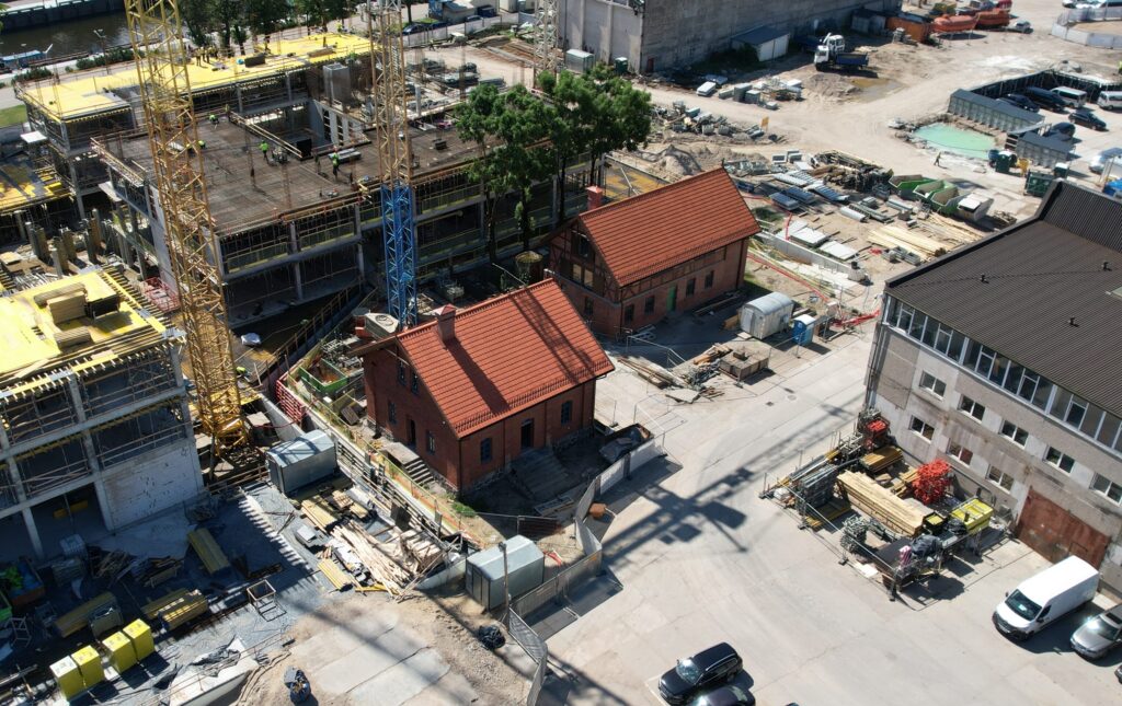 Naujoji Uosto g. 3 (Naujoji Uosto g. 3) - Office center - construction photos