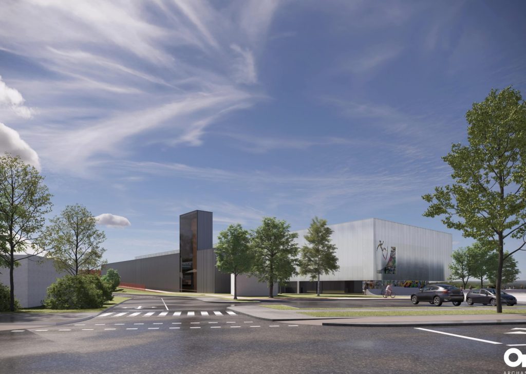 Vaikų ir jaunimo aktyvaus laisvalaikio ir sporto kompleksas (S. Dariaus ir S. Girėno g. 29A) - Sports arena - visualization