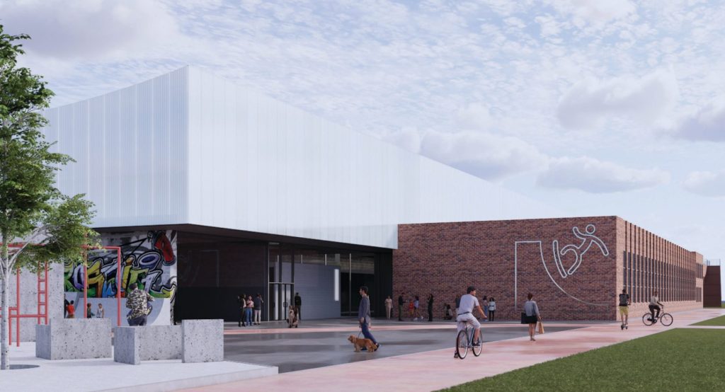 Vaikų ir jaunimo aktyvaus laisvalaikio ir sporto kompleksas (S. Dariaus ir S. Girėno g. 29A) - Sports arena - visualization