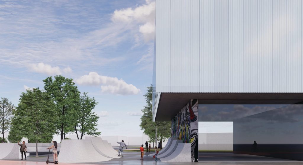 Vaikų ir jaunimo aktyvaus laisvalaikio ir sporto kompleksas (S. Dariaus ir S. Girėno g. 29A) - Sports arena - visualization