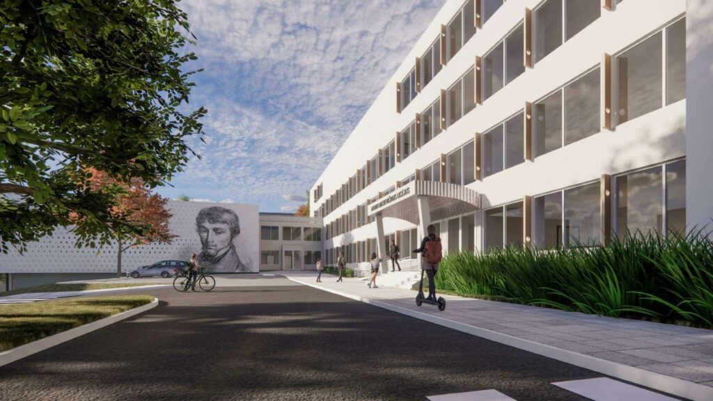 Vilniaus Adomo Mickevičiaus licėjaus kapitalinis remontas (Kruopų g. 11) - Primary and secondary education - visualization