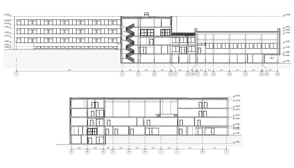 Vilniaus Adomo Mickevičiaus licėjaus kapitalinis remontas (Kruopų g. 11) - Primary and secondary education - visualization
