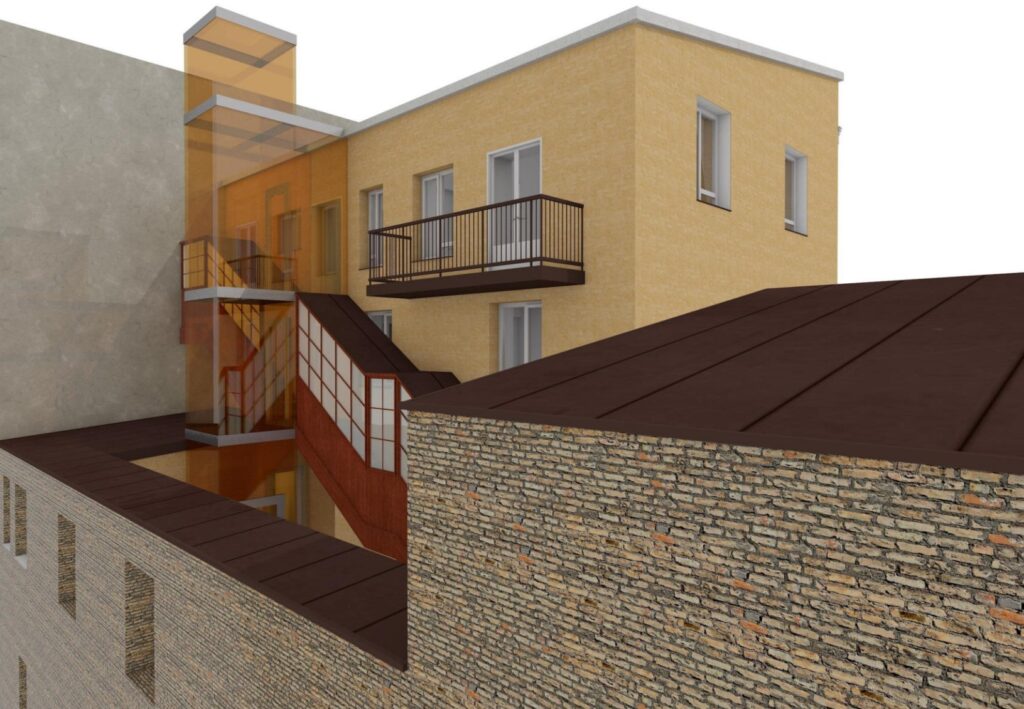 Bazilijonų g. 10A (Bazilijonų g. 10A) - Viešbutis - vizualizacija