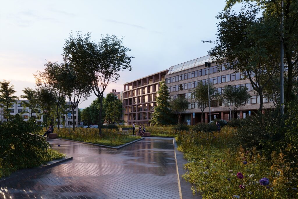 J. Lelevelio g. 4 (J. Lelevelio g. 4) - Hotel, Office center - visualization