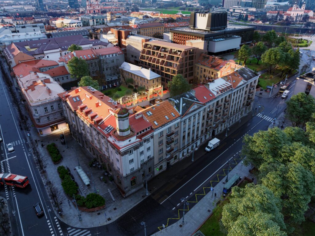 J. Lelevelio g. 4 (J. Lelevelio g. 4) - Hotel, Office center - visualization