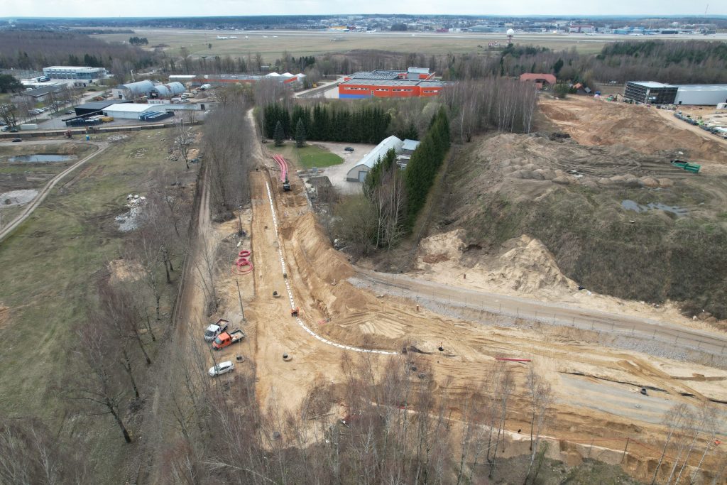 Svylos g. atkarpa iki Beržuonos g. (Svylos g.) - Velosipēdu ceļš, Iela - būvdarbu attēli
