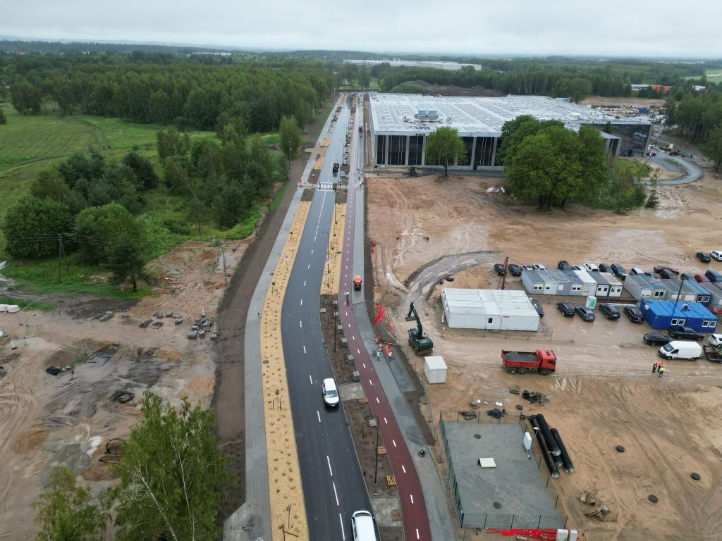 Svylos g. atkarpa iki Beržuonos g. (Svylos g.) - Velosipēdu ceļš, Iela - būvdarbu attēli