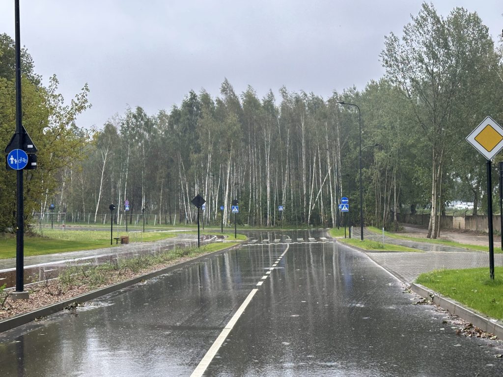 Svylos g. atkarpa iki Beržuonos g. (Svylos g.) - Velosipēdu ceļš, Iela - būvdarbu attēli