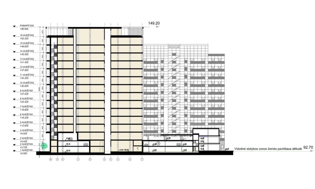 A. Goštauto g. 40 2 (A. Goštauto g. 40) - Office center - visualization