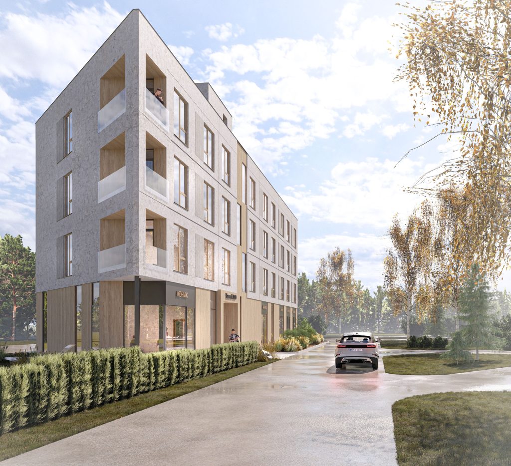 Astangu 23d (Astangu 23d) - Co-living, Hotel, Office center, Other commercial - visualization