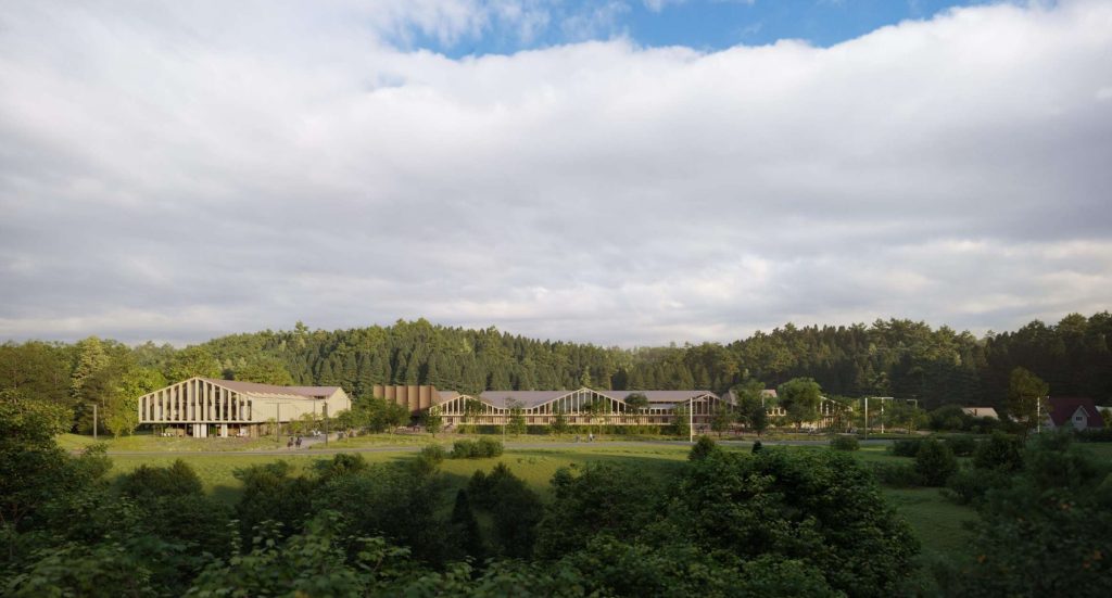 Belmonto žirgyno kompleksas (Belmonto g. 34B) - Hotel, Sports arena - visualization