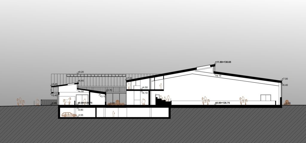 Belmonto žirgyno kompleksas (Belmonto g. 34B) - Hotel, Sports arena - visualization