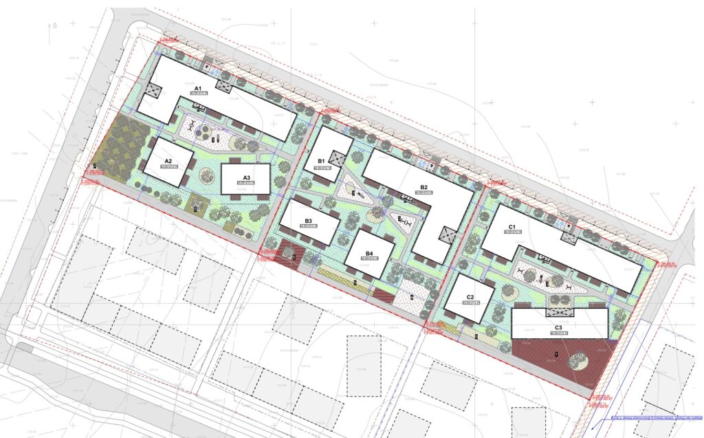 Kalnėnuose (Galų g. 1, 5, 9) (Galų g. 1, 5, 9) - Multi apartment - visualization