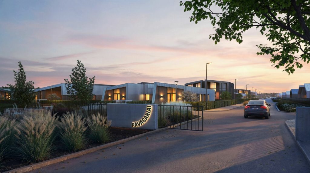 Pavasariai 3 etapas (Austėjų g. 25, 27, 29 - 41, Ugniažolių g. 26, 28, 30, 42. ) - Eramajade rajoon, Ridaelamu - visuaalne