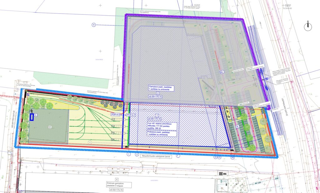 Kelmytės g. 15 (Kelmytės g. 15) - Light manufacturing, Shopping center - visualization
