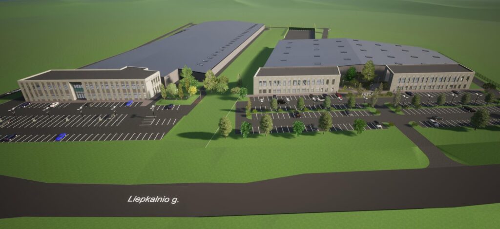 Kelmytės g. 15 (Kelmytės g. 15) - Light manufacturing, Shopping center - visualization