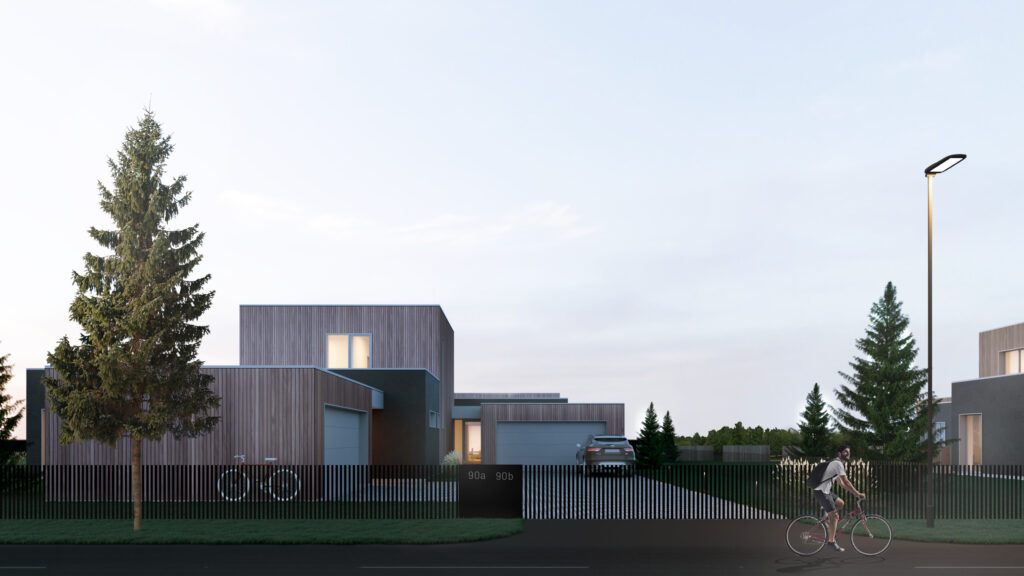 Keturlapio skveras (Spindulio g. 72, 74, 76, 78, 80, 82, 84, 86, 88, 90, 92, 94) - Eramajade rajoon, Ridaelamu - visuaalne