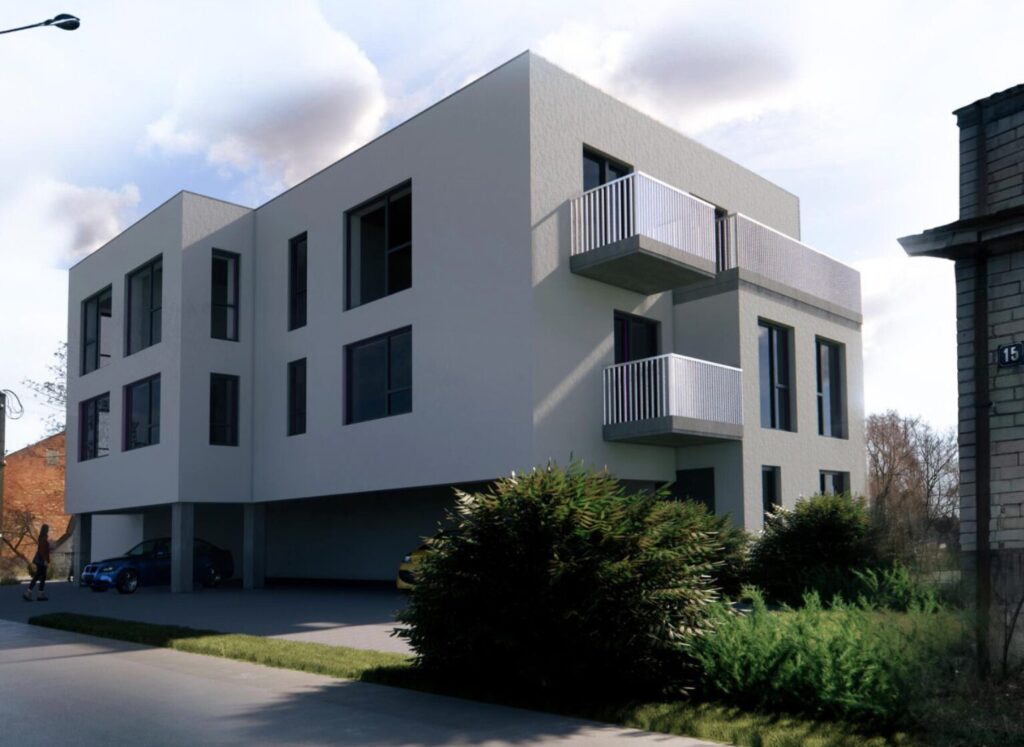 Šapiro namai (Latvių g. 23) - Multi apartment - visualization