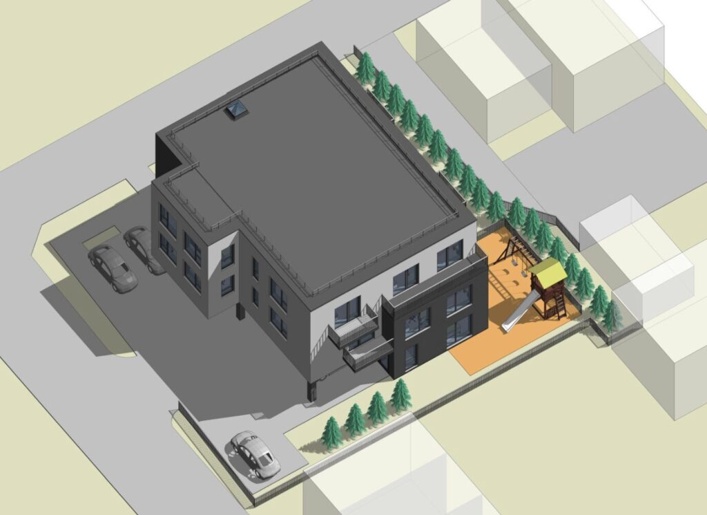 Šapiro namai (Latvių g. 23) - Multi apartment - visualization