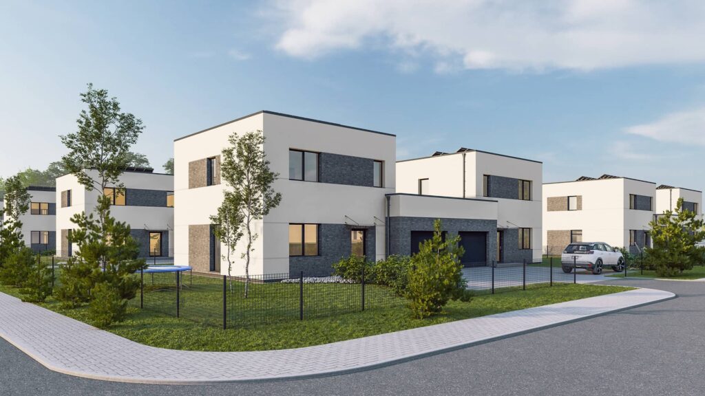 Matiškių terasos (Matiškių g. 71, 73, 75, 77, 79, 81, 83, 85) - Row housing - visualization