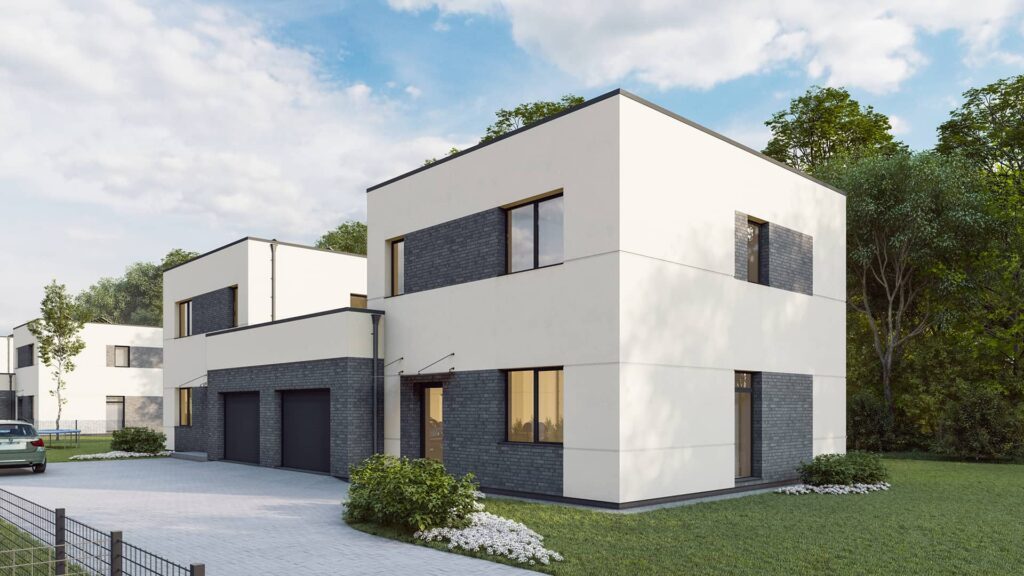 Matiškių terasos (Matiškių g. 71, 73, 75, 77, 79, 81, 83, 85) - Row housing - visualization