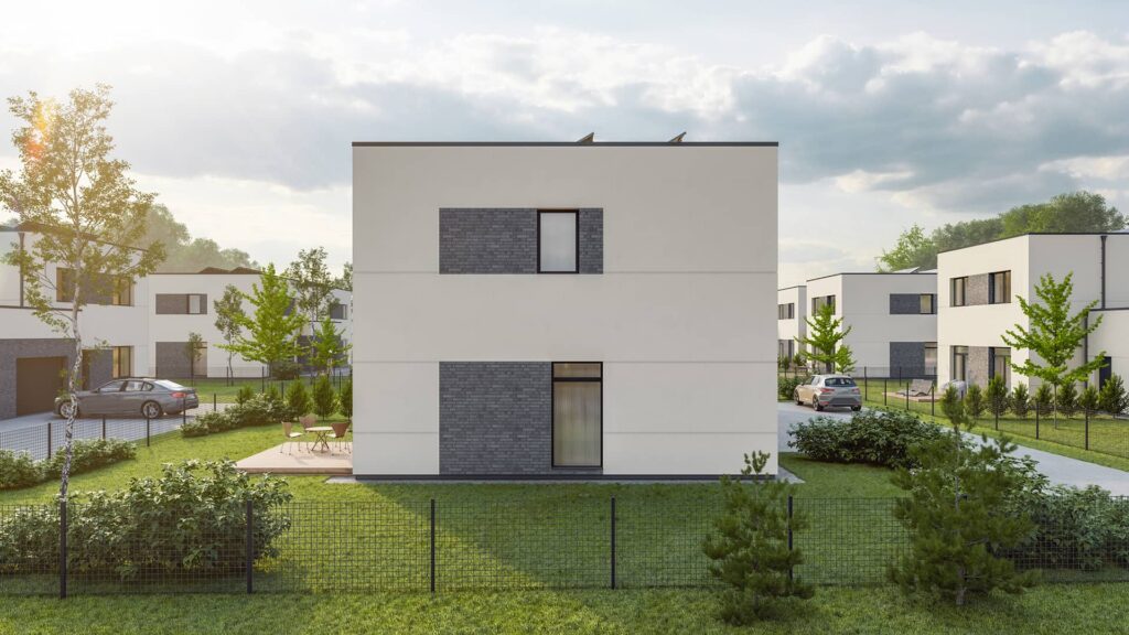 Matiškių terasos (Matiškių g. 71, 73, 75, 77, 79, 81, 83, 85) - Row housing - visualization