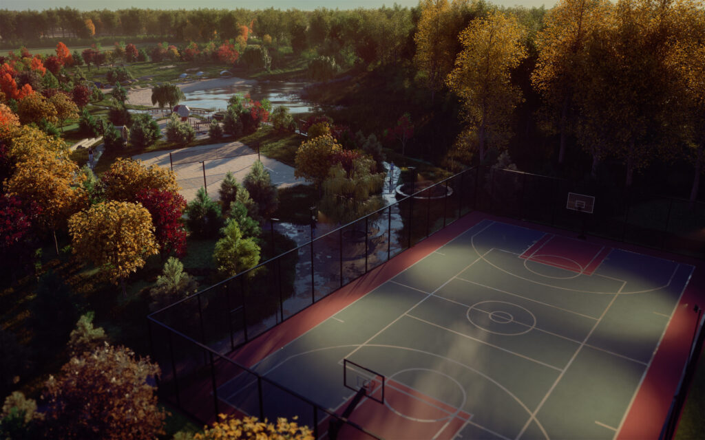 Spanguolių takai (Kikilių g. 2 - 68) - Row housing - visualization