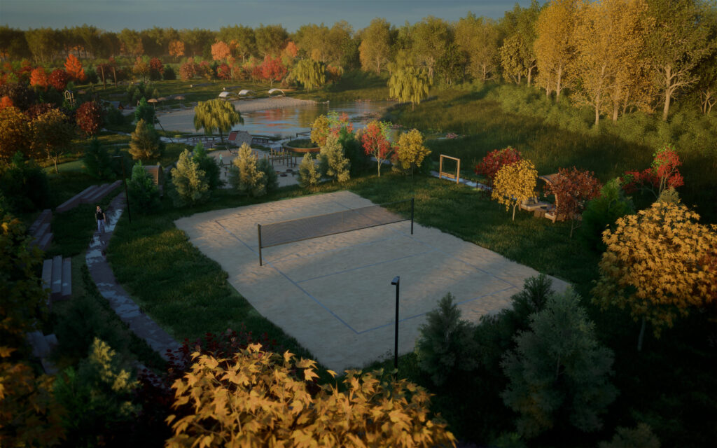 Spanguolių takai (Kikilių g. 2 - 68) - Row housing - visualization