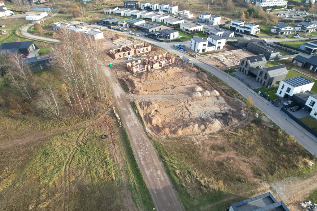 Bendorių-Vilnius (Minties g. 1, 2, 3, - 21, Panoramos g. 1, 2, 3 - 36, Gausos g. 1, 2, 3, 4, 5) - Land plots - construction photos