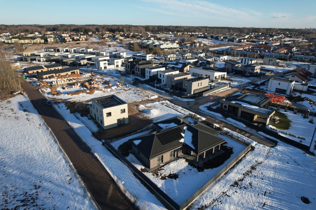 Bendorių-Vilnius (Minties g. 1, 2, 3, - 21, Panoramos g. 1, 2, 3 - 36, Gausos g. 1, 2, 3, 4, 5) - Maatükid - ehituse fotod