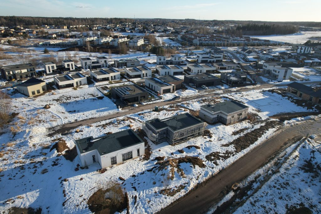 Bendorių-Vilnius (Minties g. 1, 2, 3, - 21, Panoramos g. 1, 2, 3 - 36, Gausos g. 1, 2, 3, 4, 5) - Maatükid - ehituse fotod