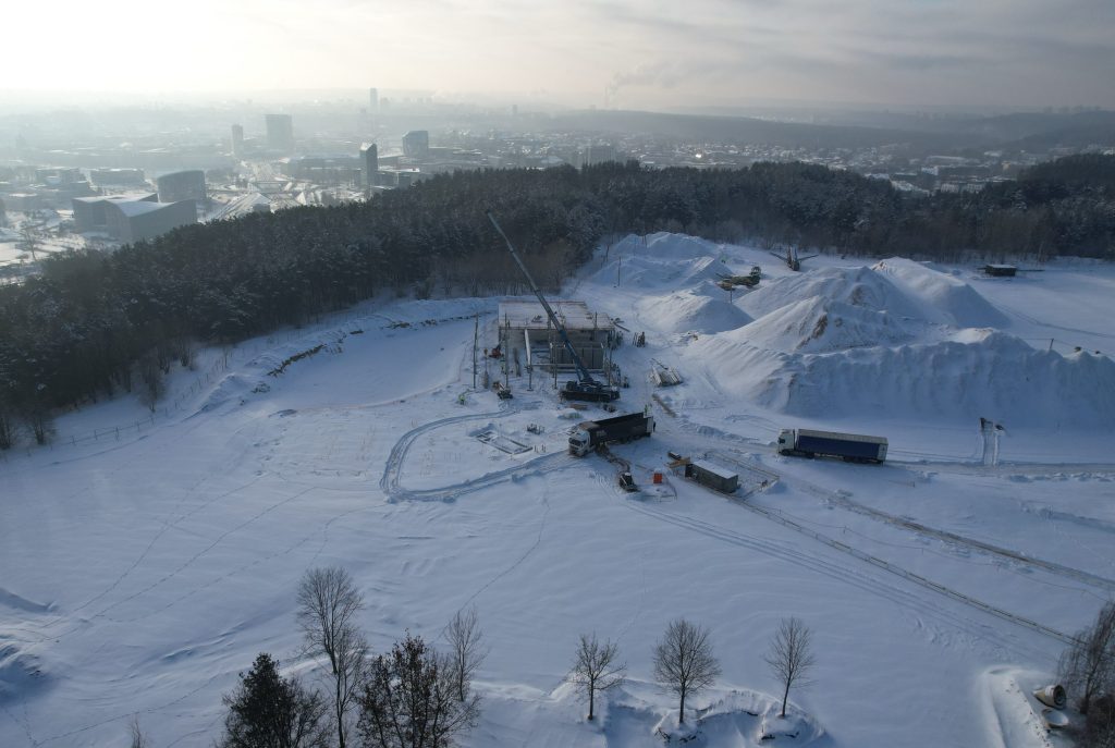 Daugiafunkcis sveikatinimo, ugdymo, švietimo, kultūros ir užimtumo kompleksas 4 etapas (darželis) (Ozo g. 27) - Primary and secondary education - construction photos