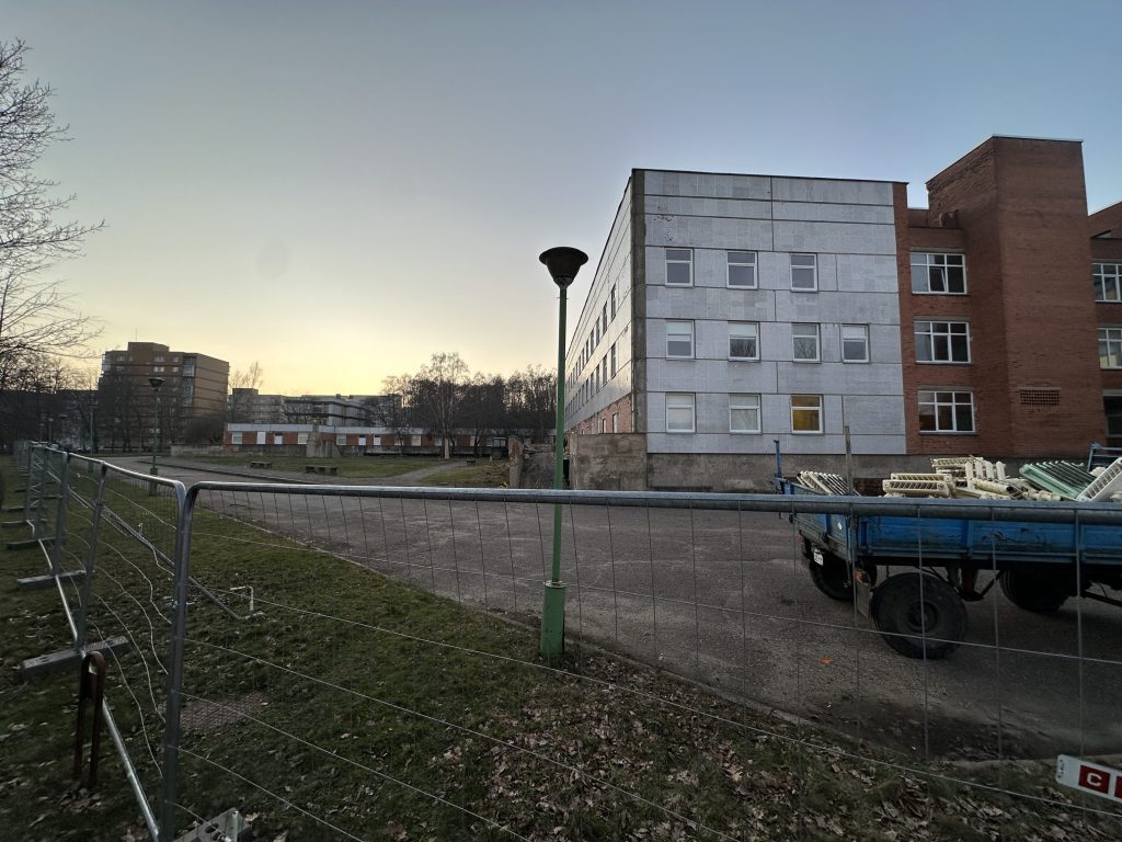 Infekcinių ligų departamentas prie Klaipėdos univesitetinės ligoninės (Liepojos g. 39) - Hospital - construction photos