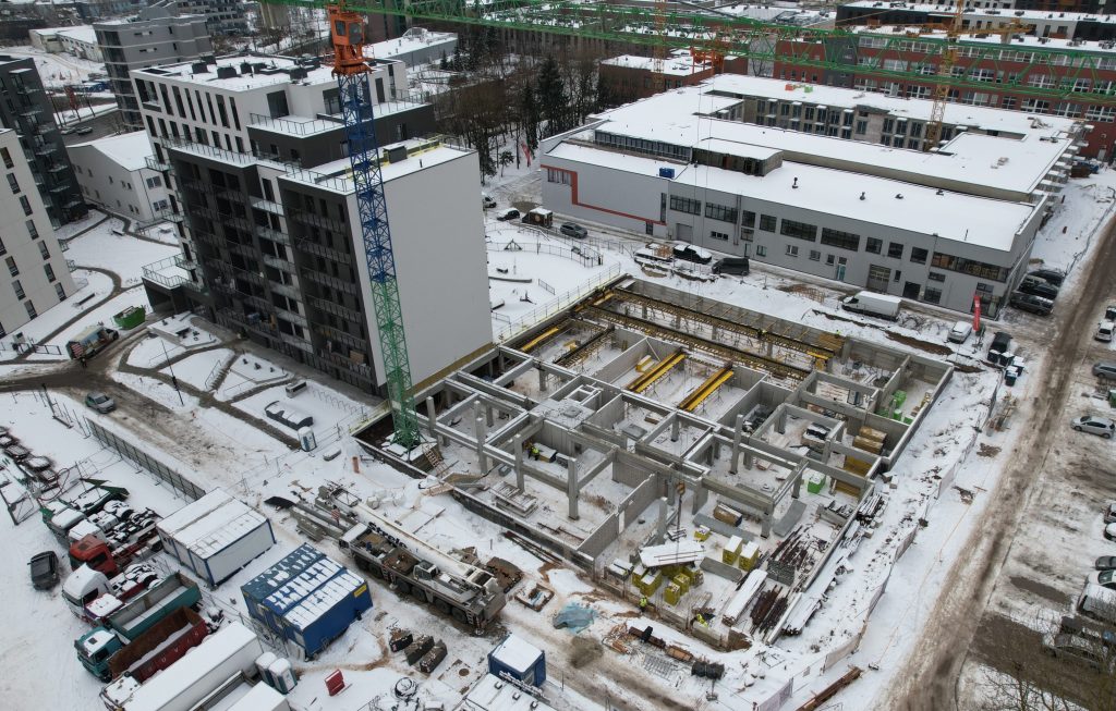 CITUS Kaip Niujorke 2 etapas (Riterių g. 12) - Multi apartment - construction photos